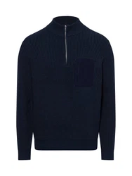 Nils Sundstrm Strickpullover Dunkelblau
