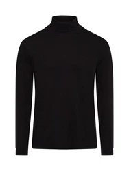 Andrew James Langarmshirt Schwarz