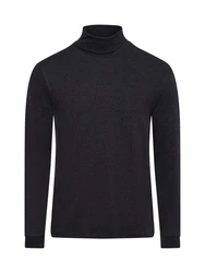 Andrew James Langarmshirt Schwarz/Dunkelblau/Dunkelgrau
