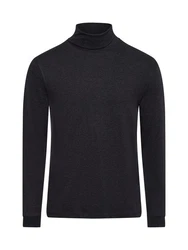 Andrew James Langarmshirt Schwarz/Dunkelblau/Dunkelgrau