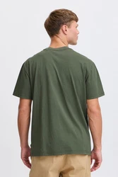 !Solid T-Shirt mit Print Dunkelgrün/Grün