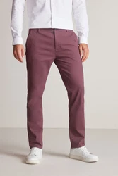 Next Chinohose Slim Fit Dunkelrot/Bordeaux/Lila/Rosa