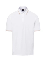 bugatti Poloshirt Weiß/Creme