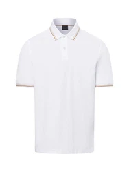 bugatti Poloshirt Weiß/Creme