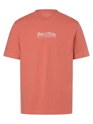 Marc O'Polo T-Shirt mit Label-Stickerei Orange/Rot/Rosa