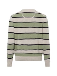 FYNCH-HATTON Strickpullover Khaki/Grün/Dunkelgrün/Hellgrün