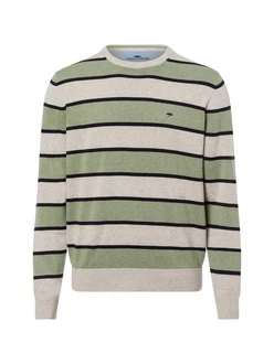 FYNCH-HATTON Strickpullover Khaki/Grün/Dunkelgrün/Hellgrün