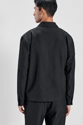 Next Elegante Hemdjacke im Slim Fit Schwarz/Beige/Dunkelgrau/Grau/Dunkelblau