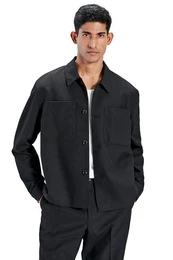 Hemdjacke Elegante Hemdjacke im Slim Fit (1-St)