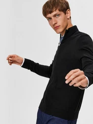 SELECTED HOMME Cardigan Basic SLHBERG (3859) Schwarz (3859)