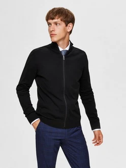 SELECTED HOMME Cardigan Basic SLHBERG (3859) Schwarz (3859) SELECTED HOMME Cardigan Basic SLHBERG (3859) Schwarz (3859)