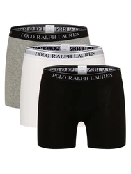 Polo Ralph Lauren Boxer Brief 3 Pack Grau/Rot/Beige/Weiß