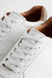 Next Premium-Turnschuhe Sneaker (1-tlg) Weiß/Creme/Beige
