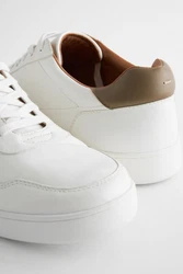 Next Premium-Turnschuhe Sneaker (1-tlg) Weiß/Creme/Beige