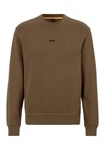 BOSS Sweatshirt We Small Dunkelgrün/Khaki/Beige/Braun