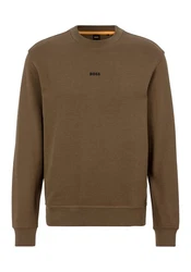 BOSS Sweatshirt We Small Dunkelgrün/Khaki/Beige/Braun