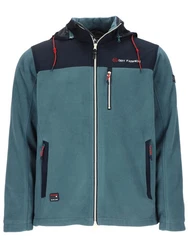 Dry Fashion Fleecejacke Jacke Tallin Hellblau/Dunkelgrün/Türkis/Blau/Grau/Grün