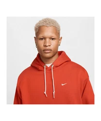 Nike Sportswear Sweatshirt Fleece Solo Swoosh Hoody Orange