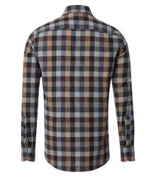 CASAMODA Langarmhemd B.D. Comfort Fit blau