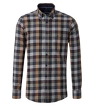 CASAMODA Langarmhemd B.D. Comfort Fit blau