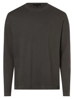 Drykorn Langarmshirt Marrio Khaki/Grau/Dunkelgrün/Dunkelgrau/Braun