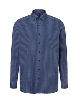 Finshley & Harding Businesshemd Dunkelblau/Hellblau/Blau