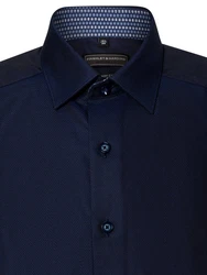 Finshley & Harding Businesshemd Dunkelblau/Hellblau