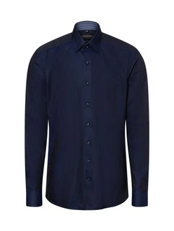 Finshley & Harding Businesshemd Dunkelblau/Hellblau