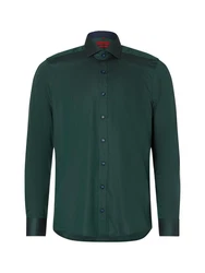 Finshley & Harding Businesshemd Dunkelgrün/Grün