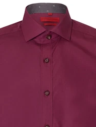 Finshley & Harding Businesshemd Dunkelrot/Bordeaux/Lila/Rosa