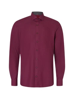 Finshley & Harding Businesshemd Dunkelrot/Bordeaux/Lila/Rosa