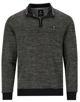 Hajo Sweatshirt Troyer Kragen Stay Fresh Bgelfrei