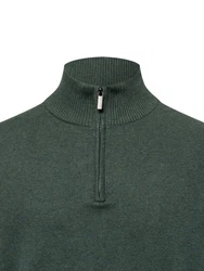 Andrew James Strickpullover Dunkelgrün/Grün