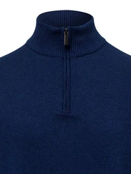 Andrew James Strickpullover Dunkelblau/Blau