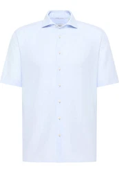 Eterna Langarmhemd Modern Fit Hellblau