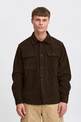 !Solid Langarmhemd SDNAM Dunkelbraun/Dunkelgrün/Khaki/Braun