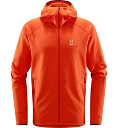 Haglöfs Fleecejacke Skuta Hood Orange/Rot