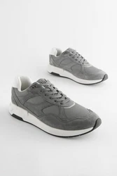 Next Laufschuh Sneaker Hellgrau/Grau/Dunkelgrau