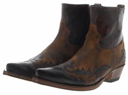16698 Quercia Herren Westernstieflette Braun Westernstiefelette