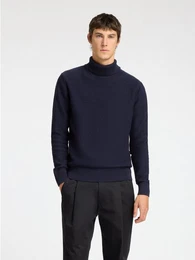 Rollkragenpullover SLHAXEL LS KNIT ROLL NECK NOOS