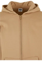 URBAN CLASSICS Herren Cozy Zip Hoody Braun/Beige/Khaki