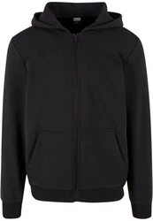 URBAN CLASSICS Herren Cozy Zip Hoody Schwarz/Dunkelgrau