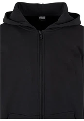 URBAN CLASSICS Herren Cozy Zip Hoody Schwarz/Dunkelgrau