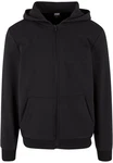 URBAN CLASSICS Herren Cozy Zip Hoody Schwarz/Dunkelgrau