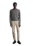 Marc O'Polo Rundhalspullover Khaki/Beige/Braun/Grau
