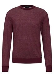 STREET ONE MEN Rundhalspullover Dunkelrot/Rosa/Bordeaux/Lila
