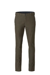MEYER Chinos BONN mit Flexiblen Bund Khaki/Dunkelgrün