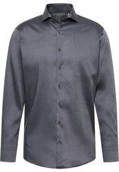 Eterna Langarmhemd MODERN FIT EASY IRON Dunkelblau/Dunkelgrau/Grau/Blau