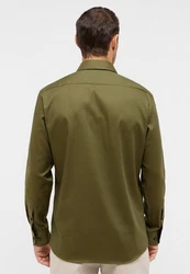 Eterna Hemd MODERN FIT NON IRON Dunkelgrün/Grün/Khaki