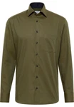Eterna Hemd MODERN FIT NON IRON Dunkelgrün/Grün/Khaki
